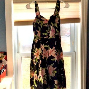 50s style Hawaii print dress